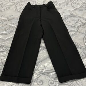 Chic Black Wide-Leg Trousers